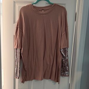 Free People Nellie Sequin Twofer NWOT Small